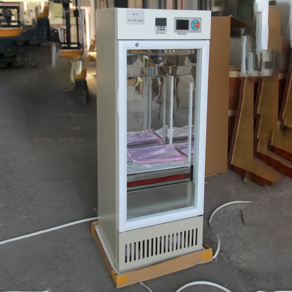 Laboratory Vertical Constant Temperature Freezing Track Shaking Incubator with Liquid Crystal Display