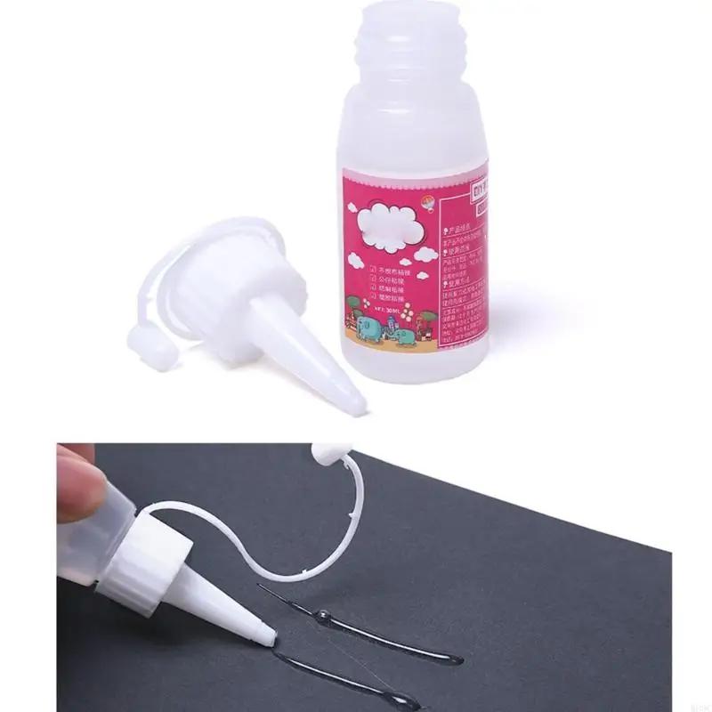 W89C 30ml液体接着剤クリア接着剤DIYクラフト液体接着剤クイック乾燥非毒性