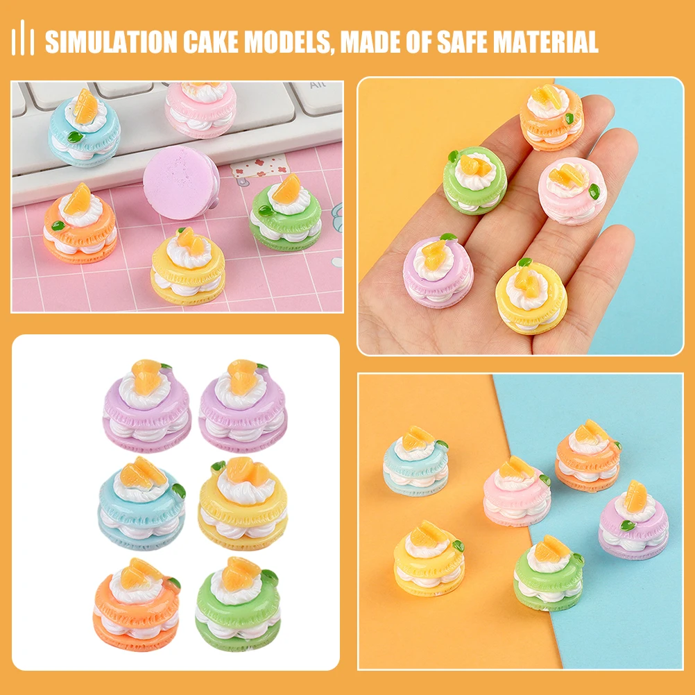 

18pcs Simulation Small Cake Artificial Lifelike Fake Cakes Realistic Food Props Shop Accessory Dessert Models Montessori
