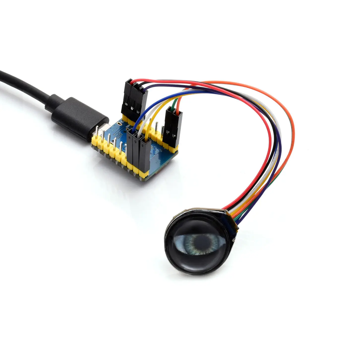 Woli Weixue 0.71inch round display IPS color LCD screen GC9D01 driver chip SPI interface