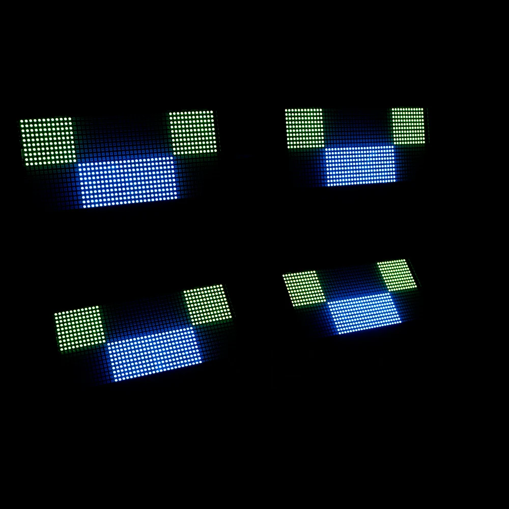 SHEHDS-Iluminación estroboscópica RGB para DJ, Club, concierto, espectáculo, escenario profesional, 200W