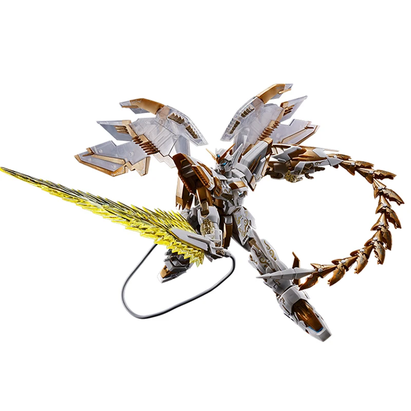 Envío rápido Bandai Anime MG GUNDAM EPYON EW [Colores de contraste transversal/blanco claro] modelo Original juguete figura de acción regalo para niños