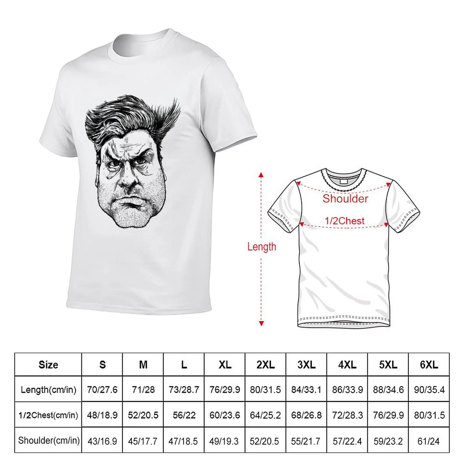 Tim Dillon Caricature T-Shirt oversize t-shirts man sweat clothes for men