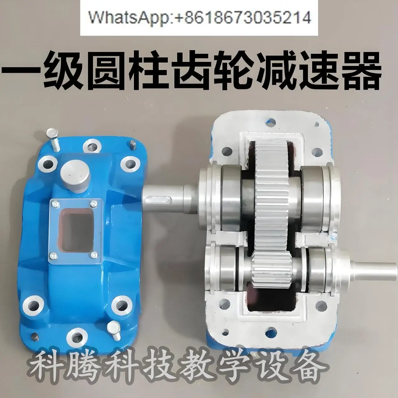 Model of first-class cylindrical gear reducer/Aluminum surveying, mapping, disassembly and assembly mechanical drawing