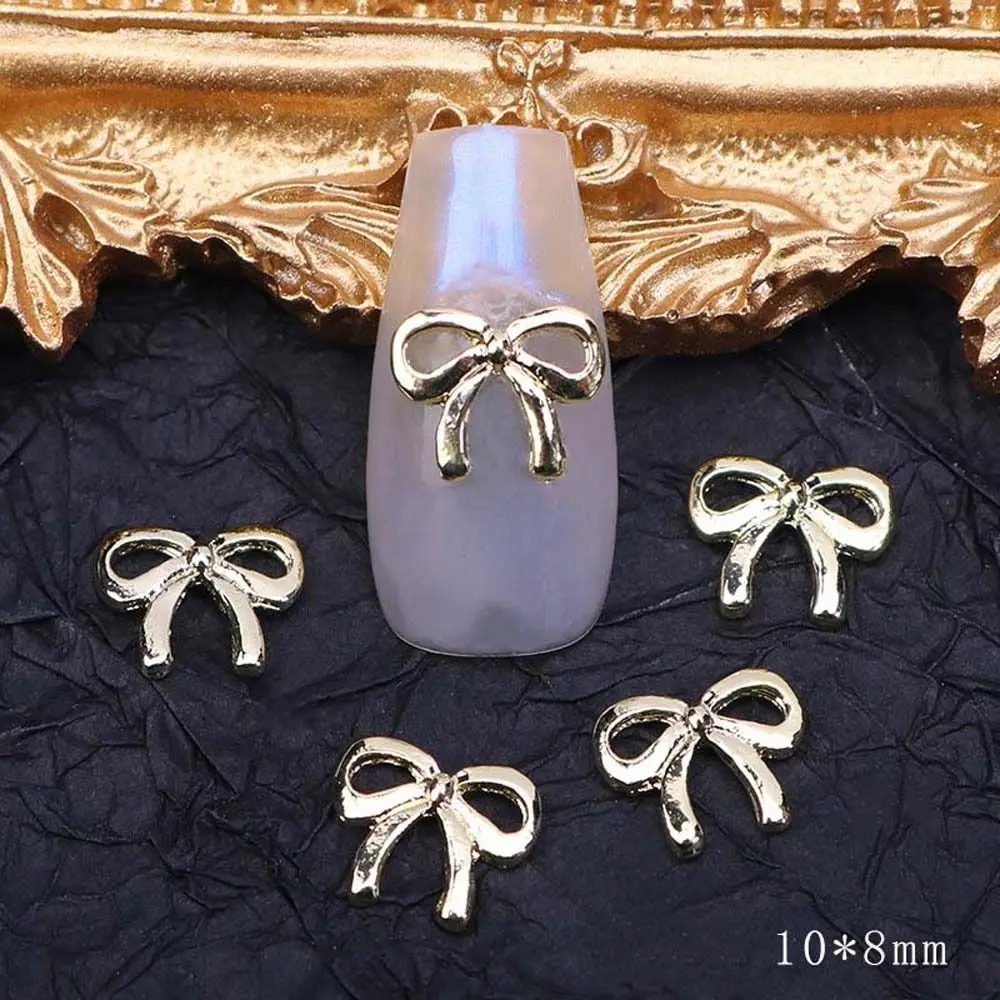 Nail Art Bowknot akcesoria do Manicure kwiaty 3D wiertła do zdobienia paznokci biżuteria artystyczna do paznokci cyrkonie do paznokci kokardka ozdoby do paznokci