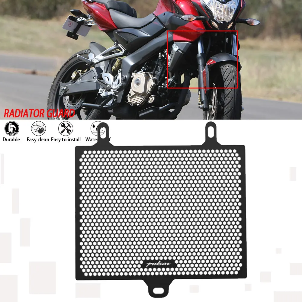 

2023 For Bajaj Pulsar NS 200 NS200 2011 - 2022 2021 2020 2019 2018 Motorcycle Accessories Radiator Guard Grille Cover Protector