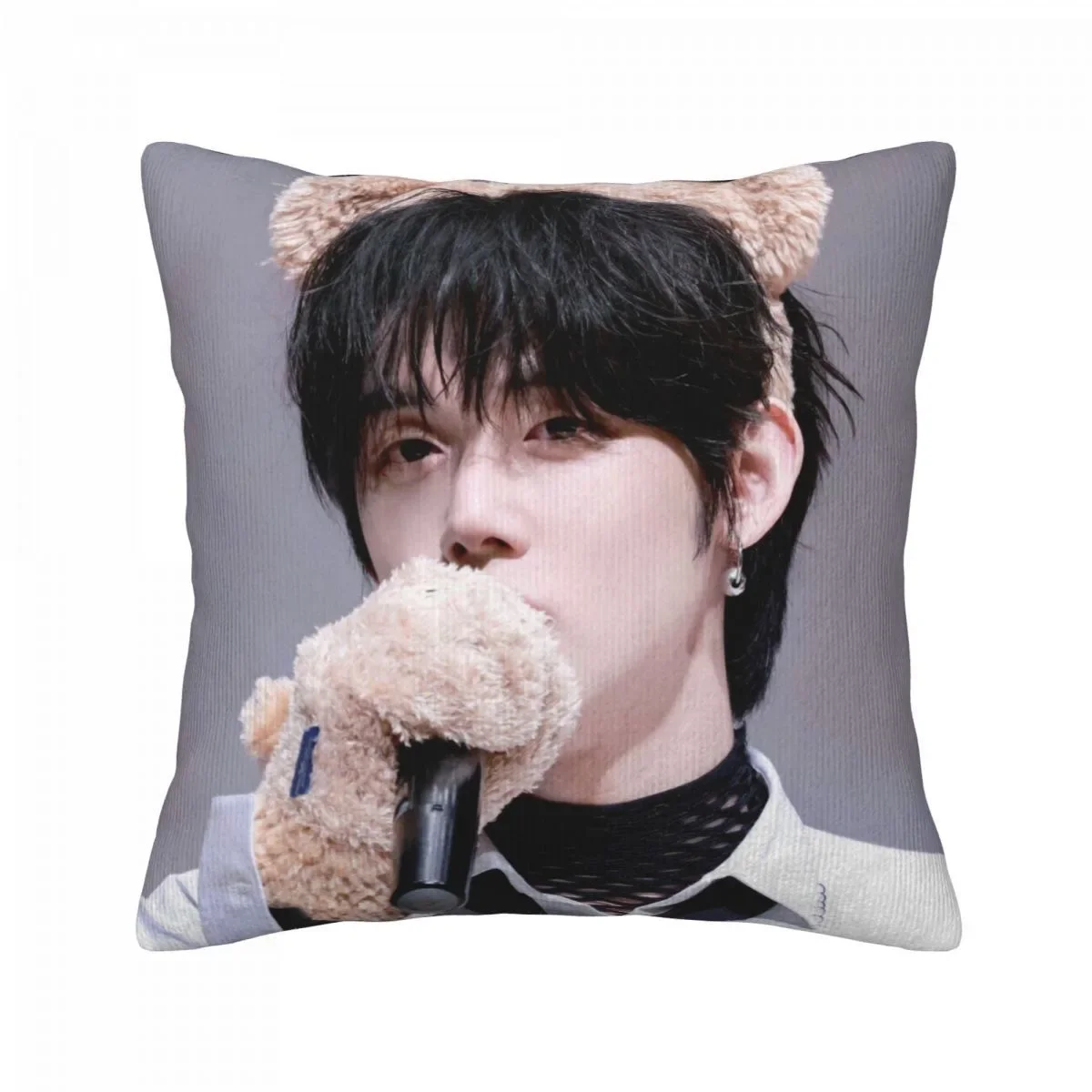 TXT YEONJUN Magazine Cover Poster Double-sided Printed Pillowcase Cui Ranjun Lifestyle Photos Picture Home Decor Cushion Cover