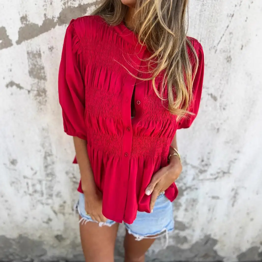 

Women's ort Sve Hooded irt Commute Sle Loose Fit Polyester Lyocell Fabric Color T-irt for Ladies