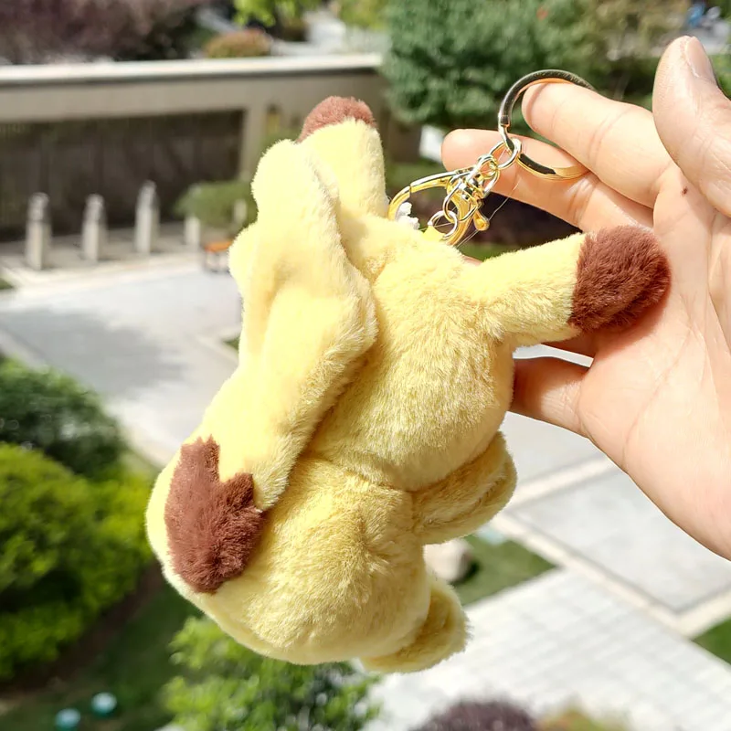 Cute Easter Spring Festival Pikachu Doll Bag Pendant High Quality Lovely Stuffed Anime Fluffy Pikachu Plushies Birthday Gifts