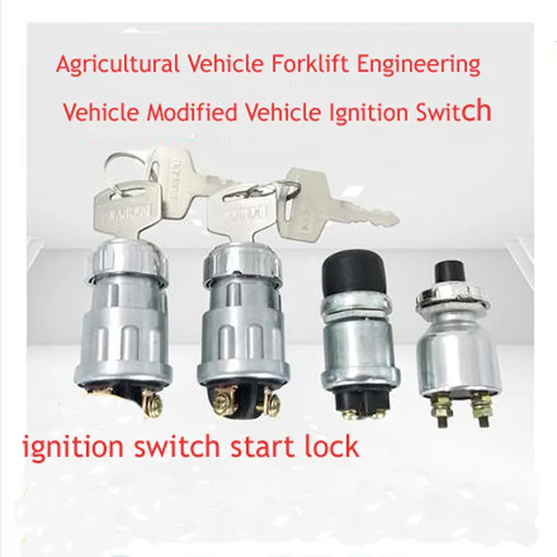 Lgnition Switch Truck Tractor Agricultural Vehicle Retrofit Installation With Key Power Start Key Button