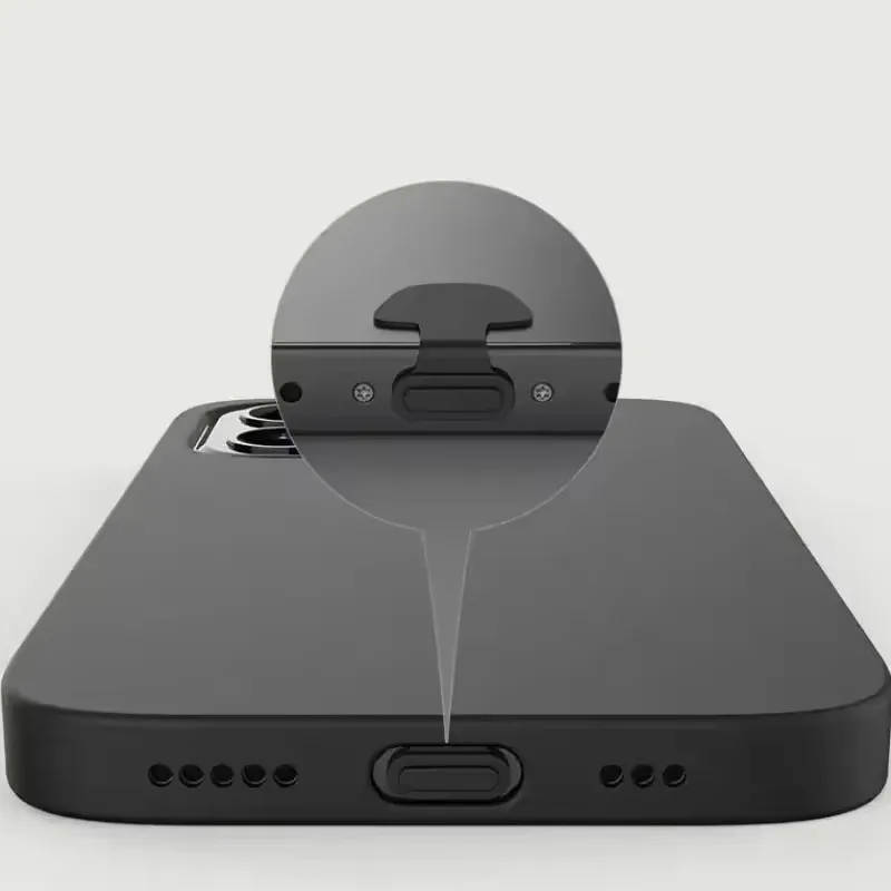 USB C Anti-Lost Dust Plug Silicone Detachable Adhesive Charge Port Protector Cover Dustplug for Samsung Google Pixel Accessories