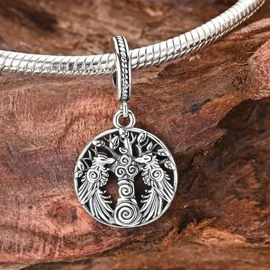 

Original 925 Silver Charm Tree of Life Pendant Fit Bracelet Bead Diy Fashion Jewelry For Woman