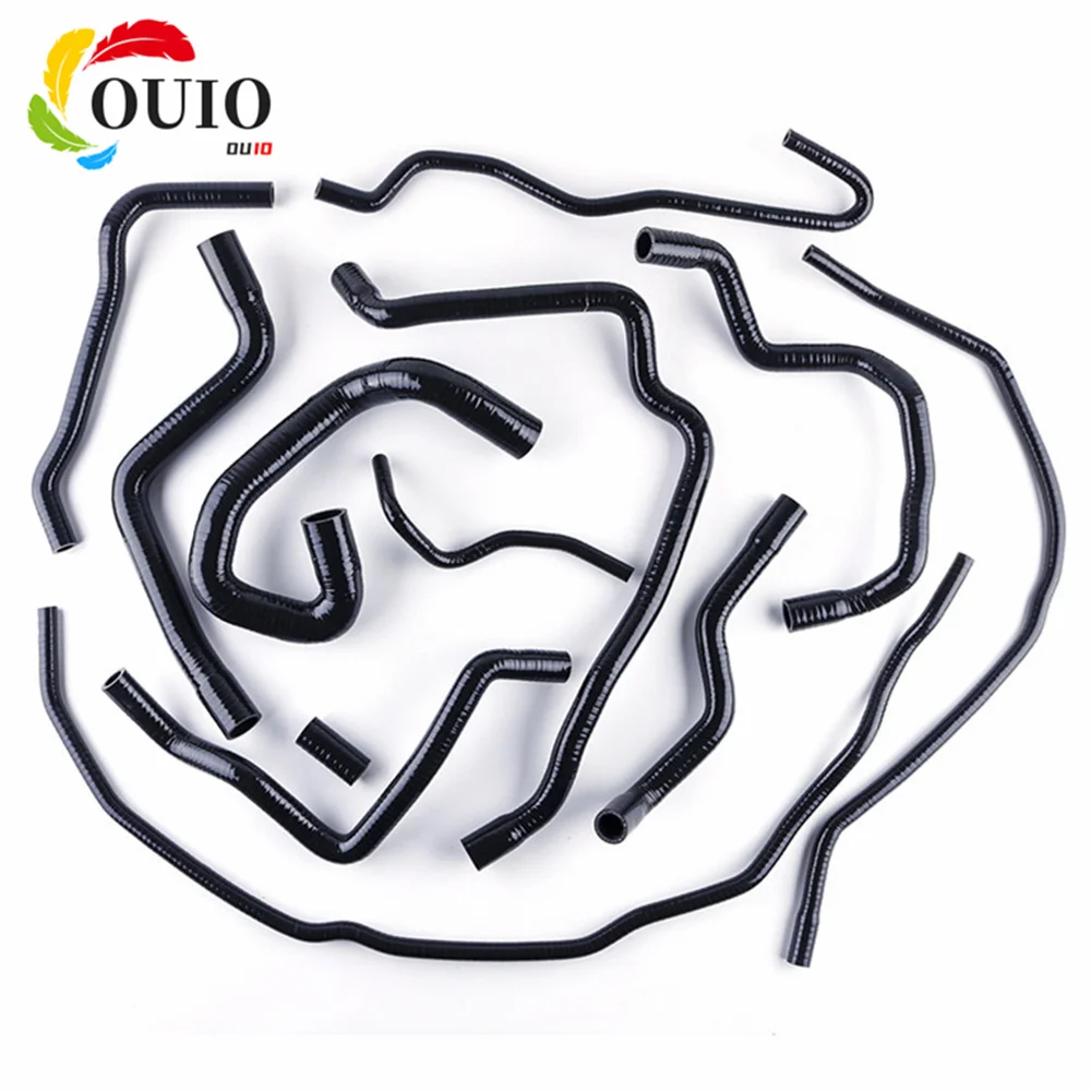 Kit de Mangueras de Silicona para Radiador y Refrigerante, Compatible con Ford Focus Duratec MZR 1.8L 2.0L DOHC 2000-2016