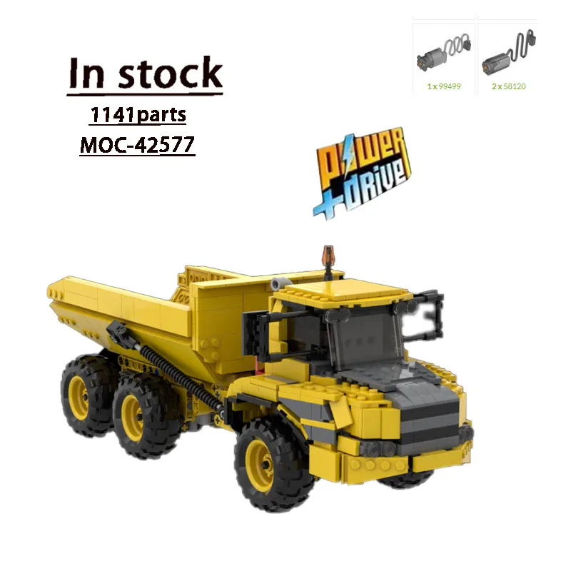 

MOC-42577A40G Articulated Hauler (dump Truck) Building Block Model1141building Block Parts Kids Birthday Building Block Toy Gift