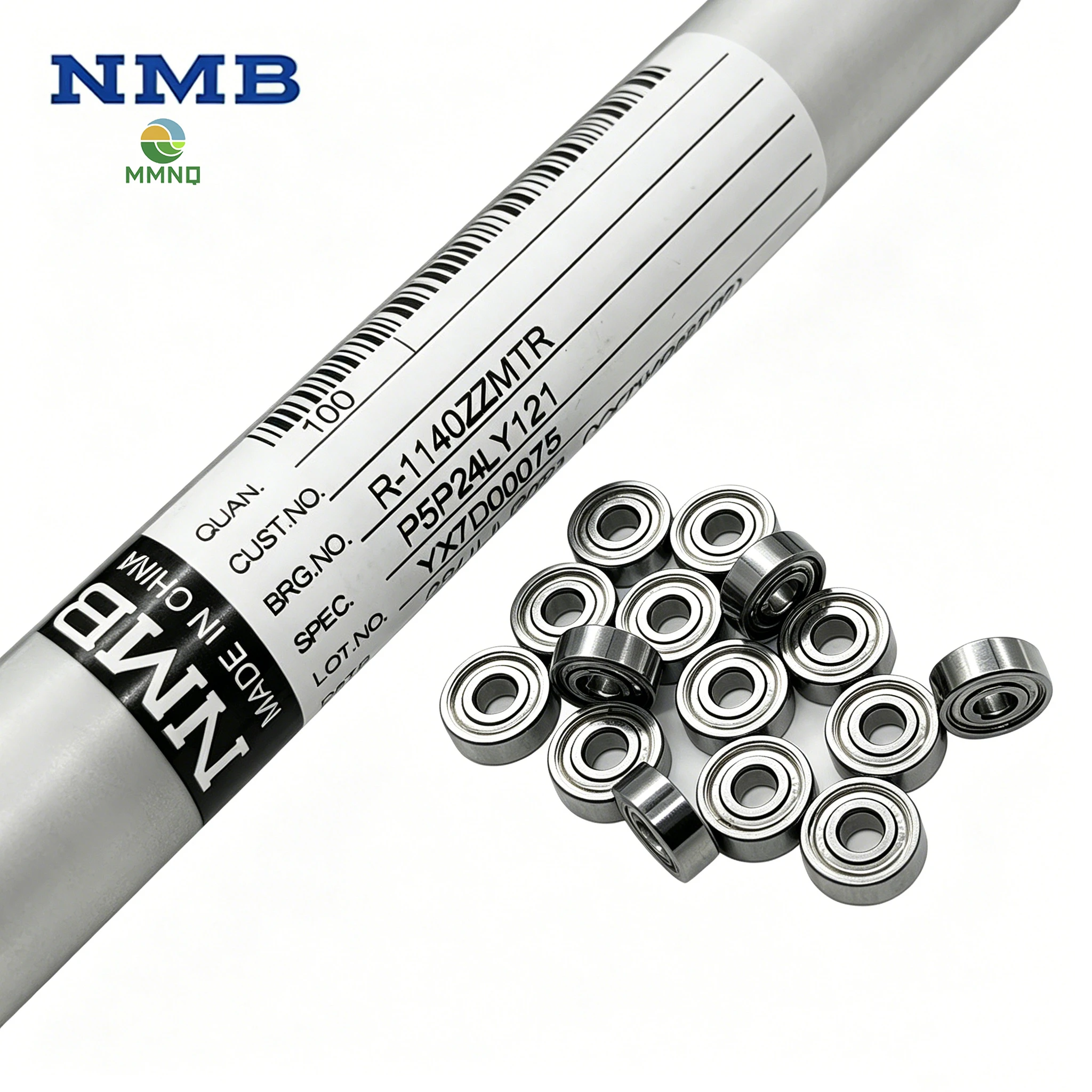 50/100PCS R-1140ZZ NMB Original Mini Bearing 4x11x4mm 694ZZ High Speed Miniature Ball Bearing For Micro Equipment
