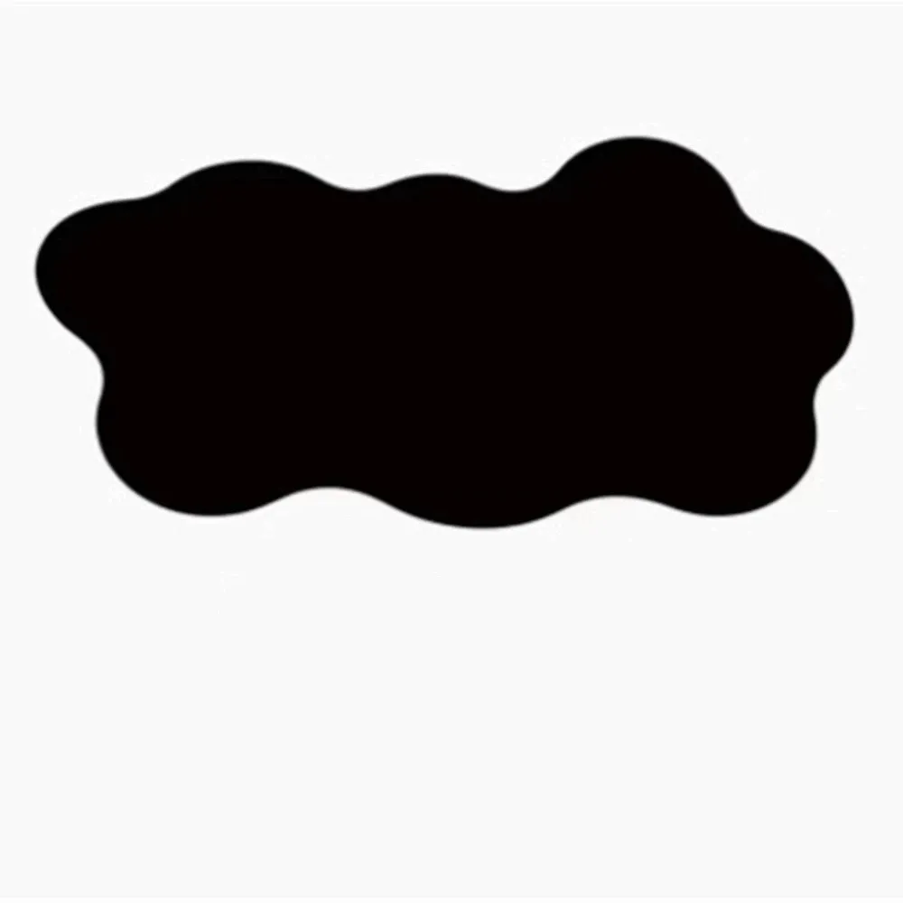 Cute Irregular Cloud Shaped Desk Pad Non-Slip Versatile Anti Slip Mouse Pad Quick-Drying Absorbent Keyboard Mat Study