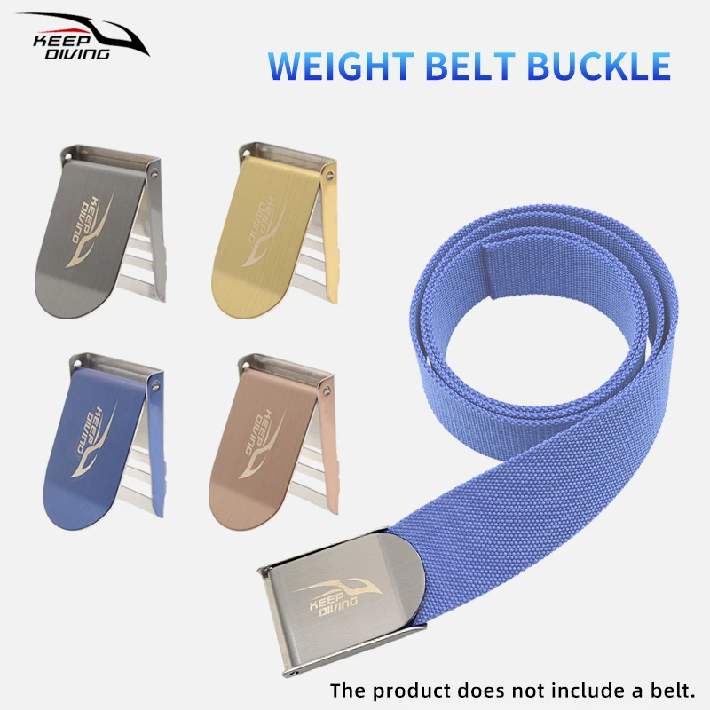 1 PCS Scuba Diving Color Weight Belt Buckle Stainless Steel Quick-release Buckle With Electroplating And Wire Drawing Process