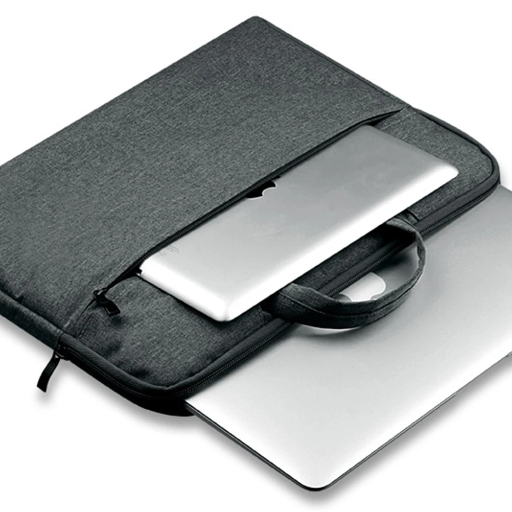 

11 6 Inch Laptop Bag Cloth Material Shock Absorption Durable Messenger Tote Briefcase Portable Computer Bag Large Capacity Safe