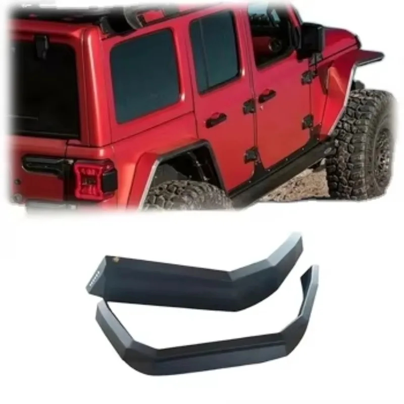 Gobison Hot Sales Aluminum Material Fender Flare For Jeep Wrangler JL 2018+ Fender Flare Car Fenders
