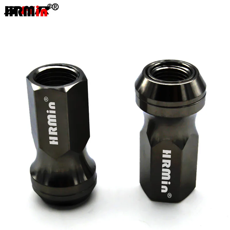 HRMin 10.9 grade Gr.5 titanium open end cone seat free washer wheel lug nut M12*1.5mm for Toyoto,Mazda,Honda,Acura,Scion,Lexus