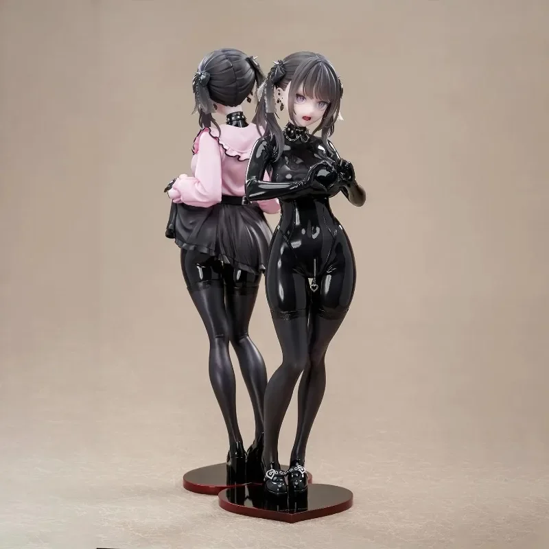 Miu Kurokawa Dear My Rubber 1/6 Painted PVC ABS Anime Figure 28cm Heart Base Alternative Face Boxed Collectible Desk