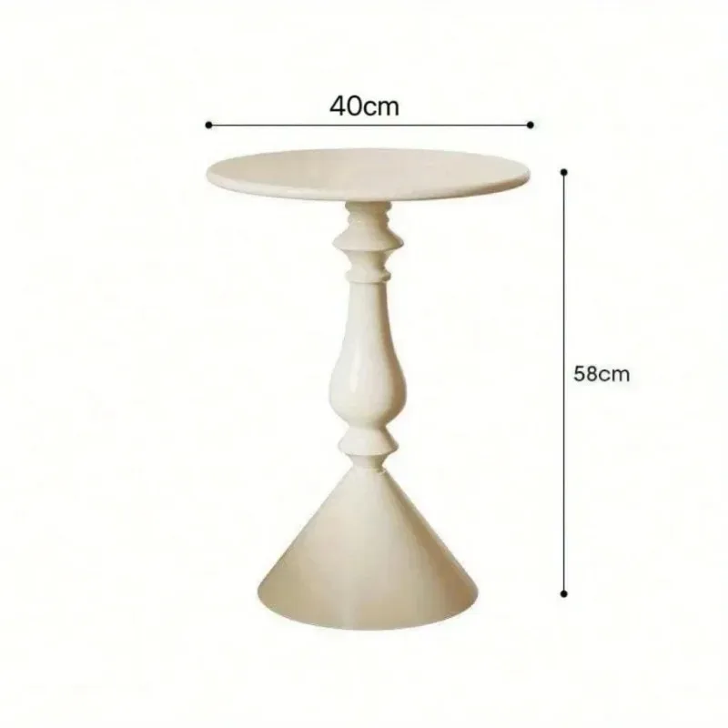 Nordic Style Coffee Table Moving Side Table Sofa End Luxurious Elegant Small Round Table for Home Simple Nightstand