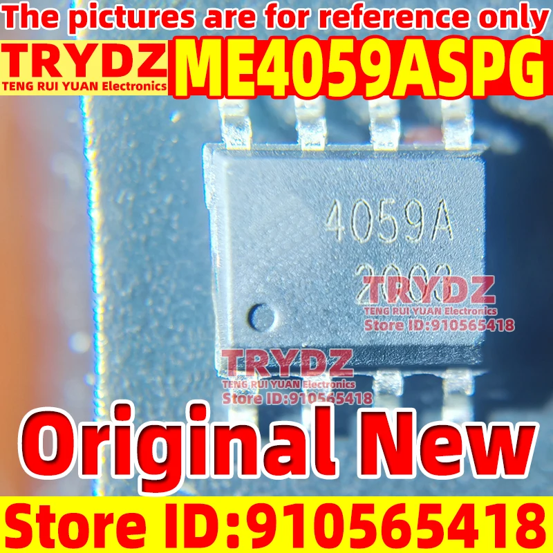 50-5pcs Original New ME4059ASPG ME4059A SOP-8 Lithium battery single-section charging chipIC 4.2V/2A