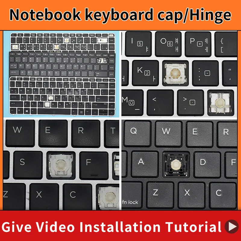 Replacement Keycap Key cap &Scissor Clip&Hinge For HP EliteBook 840 G3 745 G3 745 G4 840 G4 848 G4 Keyboard