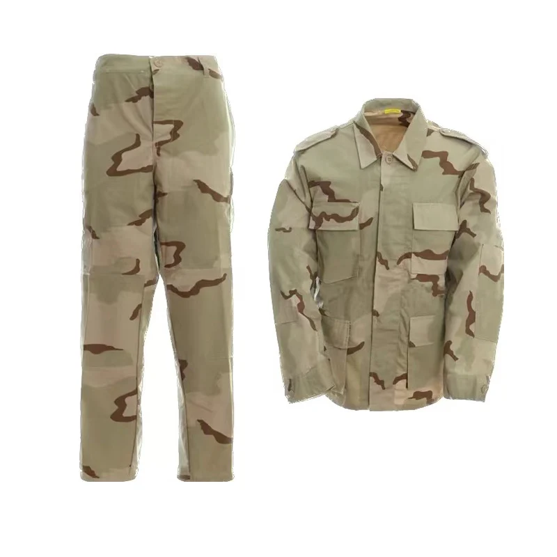 

TACTICAL TOM DCU Desert Combat Uniform Long sleeved + Long pants Desert Training Clothes Outdoor camouflage Hunting Clothing