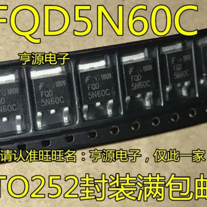 

10 шт./лот FQD5N60C FQD5N60 5N60 TO-252 в наличии