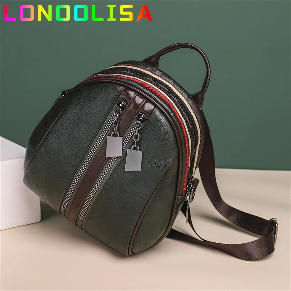 Moda mały plecak luksusowe kobiety 4 w 1 plecak PU skórzane szkolne torby na ramię Crossbody dla nastolatek Femme Mochilas