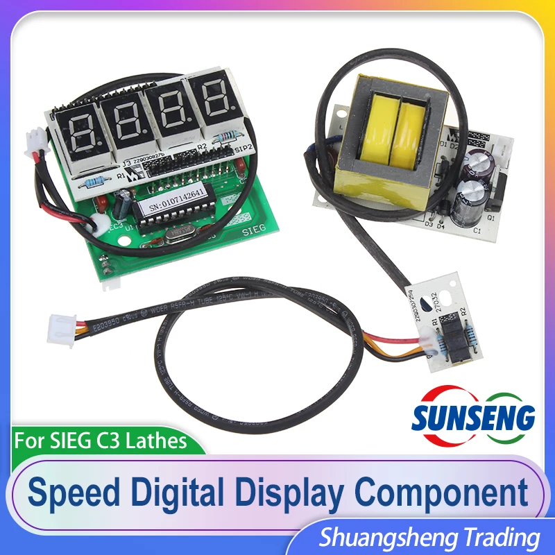 Mini-Lathe spindle speed digital display SIEG C3 Speed grating Readout