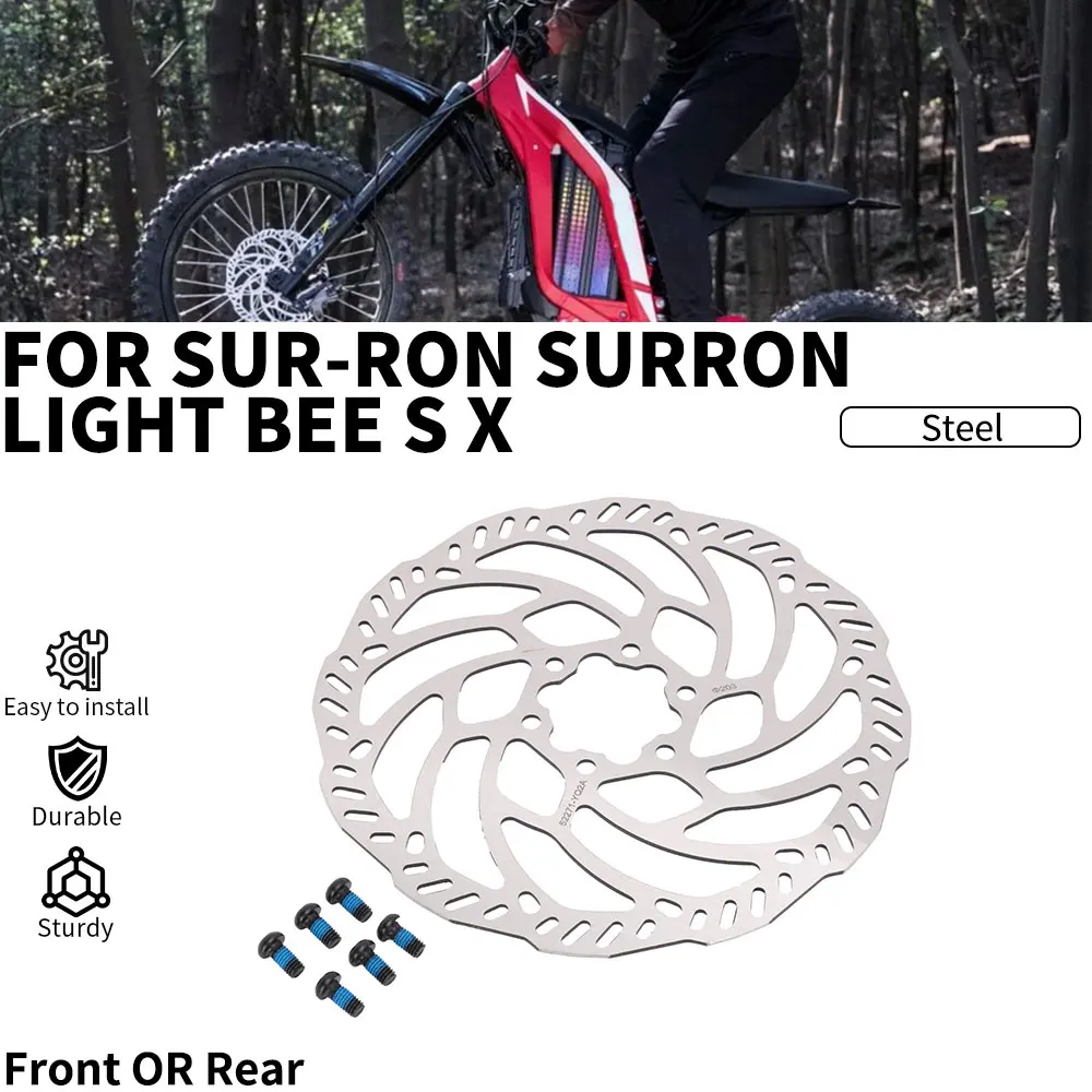 Motocross Aluminium Vorder- und Hinterrad-Bremsscheiben Ersatz für Surron Sur-ron Elektro-Dirtbike Offroad-Motorradteile