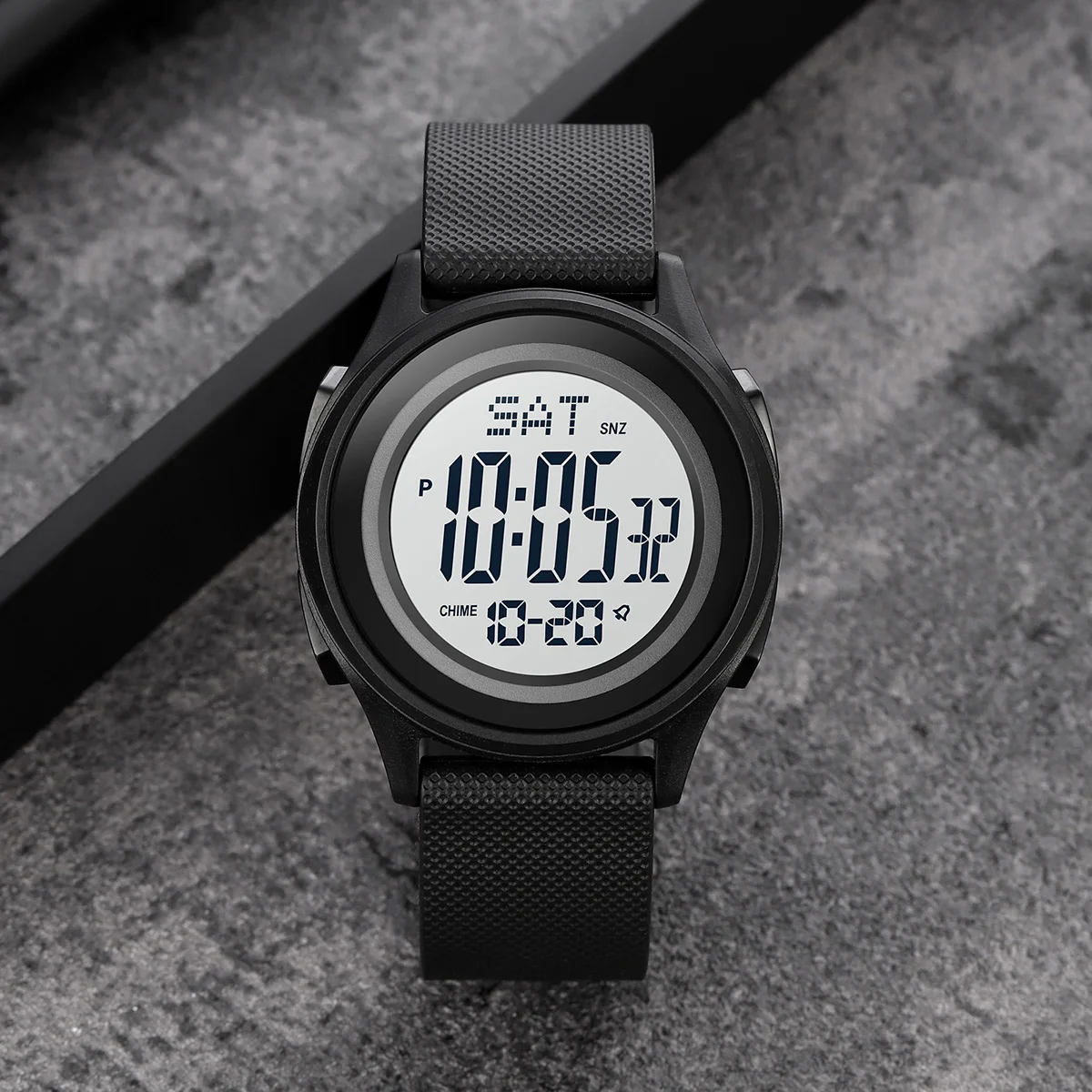 SKMEI 패션 방수 스톱워치 손목시계 청소년용 멋진 디지털 카운트다운 스포츠 시계 남녀 학생용 알람 시계