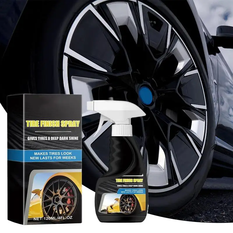 Car Tire Shine Automotive Tire Gloss Spray Protective Tire Shine Spray Long Lasting High Shine Tire Spray For Car Wheel