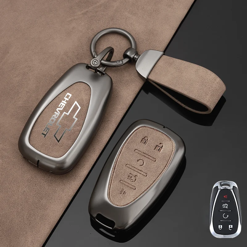 Car Key Case Cover Shell Holder For Chevrolet Chevy Malibu Camaro Cruze Traverse Spark Equinox Sonic Volt Bolt Blazer Onix Sonic