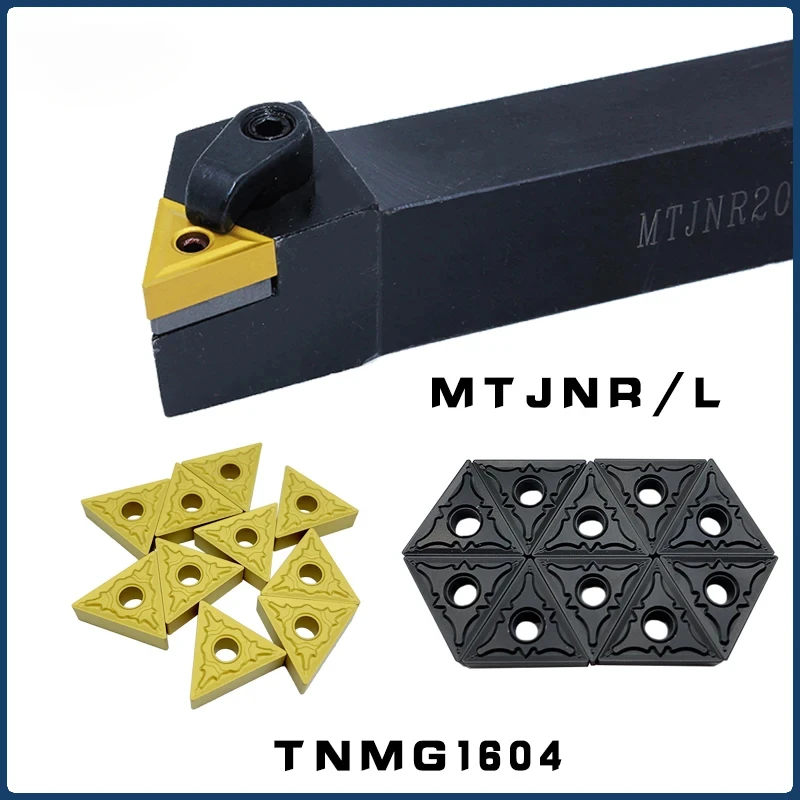 

1pcs CNC Tool Holder MTJNR2020K16 MTJNL2020K16 with10PCS Carbide inserts TNMG160404 TNMG160408 Lathe tool turning insert