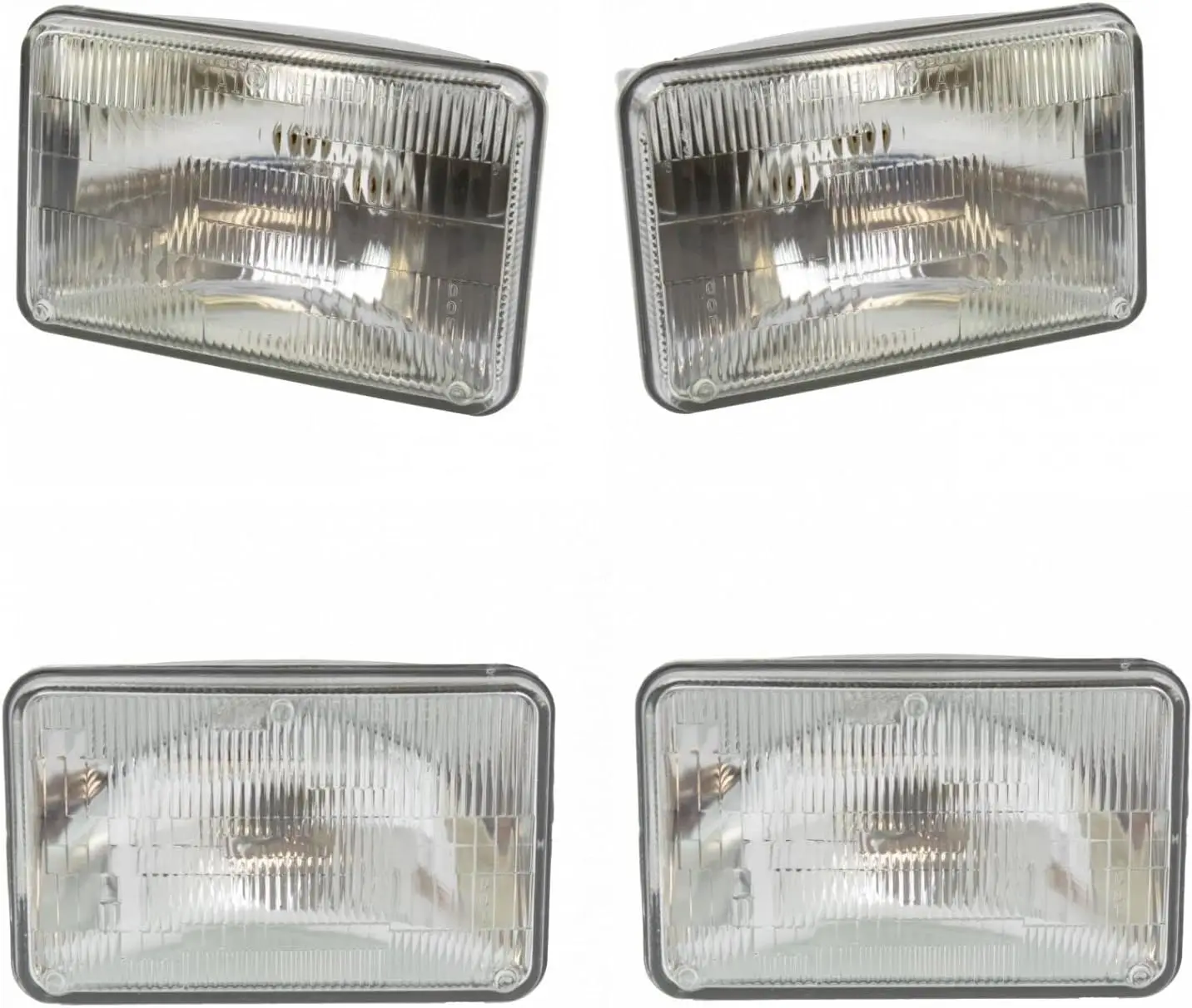 

Комплект из 4-х предметов, прямоугольные герметичные фары дальнего и ближнего света