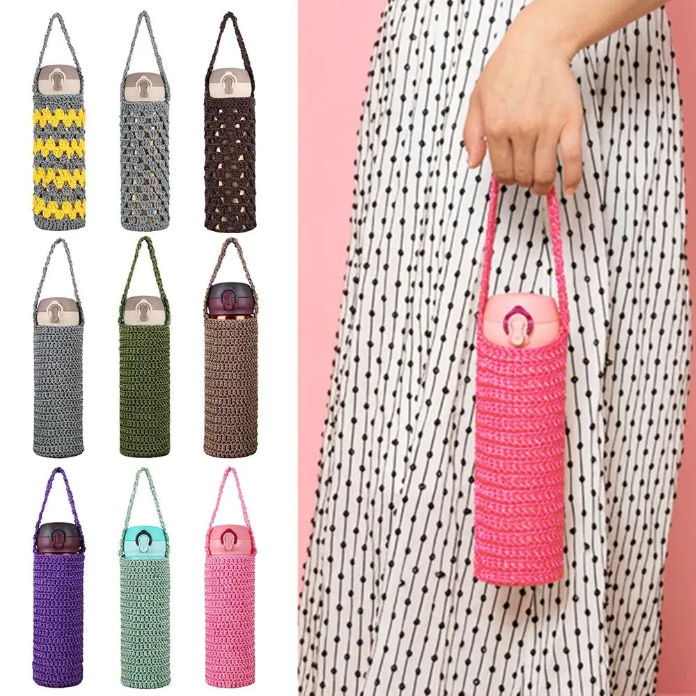 Water Bottle Cover Portable Water Cup Sleeve With Strap Reusable Water Bottle Carrier Bag Case Water Bottle Accessories