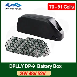 Battery Box Battery Case Polly Down Tube Downtube E-bike DP-9 18650 Cells 10S9P 13S7P 14S6P DP 21700 Cells 10S7P 13S 14S 5P