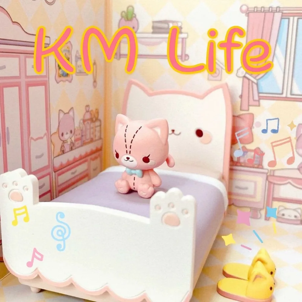 حقيقي كيمي ميكي صندوق أعمى KMLife المنزل أثاث صغير مصغرة الدعائم المشهد DIY اللعب منزل فتاة لعبة هدية