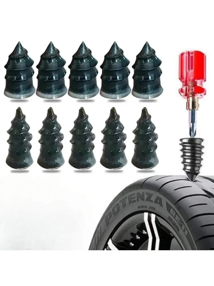 Clous de réparation de crevaison de pneus pour voiture moto Scooter vélo réparation de pneus en caoutchouc métal clou voiture pneu accessoires outil de réparation