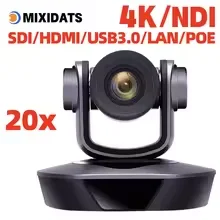 

PTZ-камера 4K, 10-кратный 20-кратный зум, HDMI, SDI, LAN, USB, NDI, POE, 60 кадров в секунду, 30 кадров в секунду, камера для видеоконференций, поддержка прямой трансляции церкви