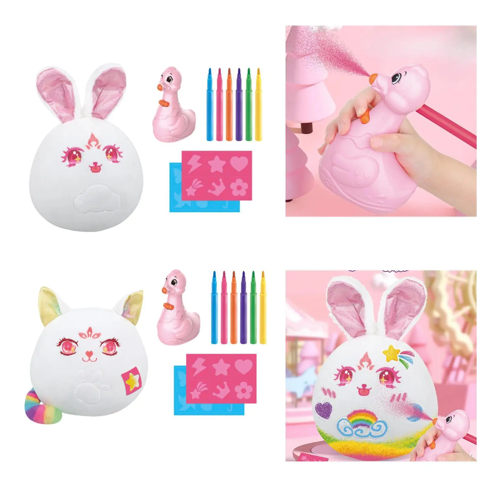 

Graffiti Plush Toy Home Decoration Stuffed Animal for Adults Children Gifts