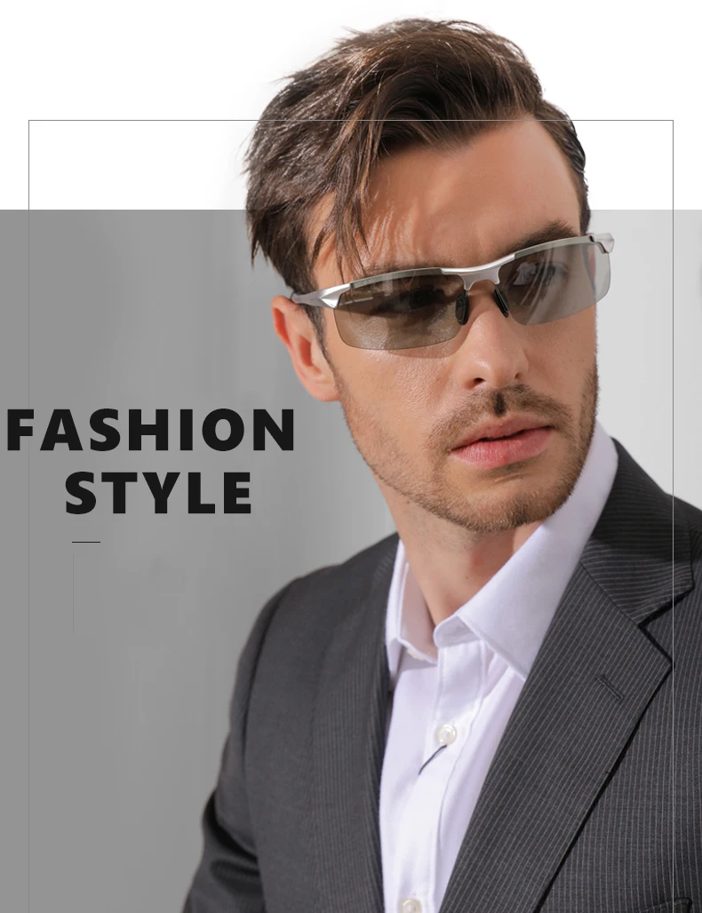TJUTR Occhiali Polarizzati Giorno E Notte: Visione Notturna Antiriflesso Con Protezione UV, Unisex