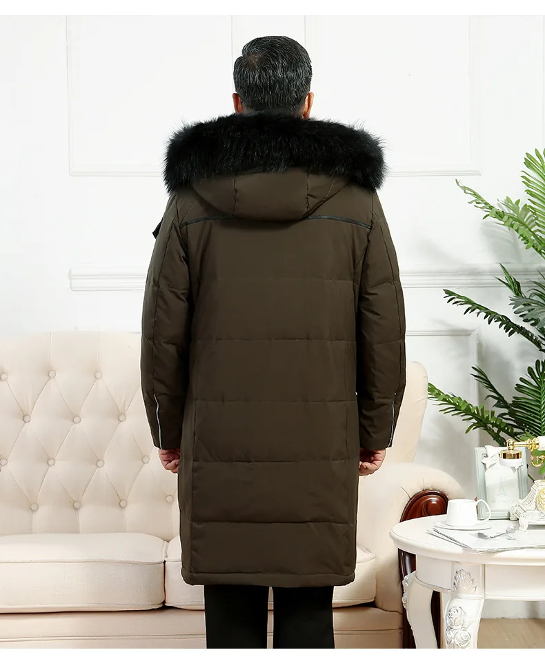 Luxury Brand Men's Down Coat And Parkas Top Quality Man Goose Down Jacket Thick Winter Padded Puffer Jacket Overcoat Padding HY7