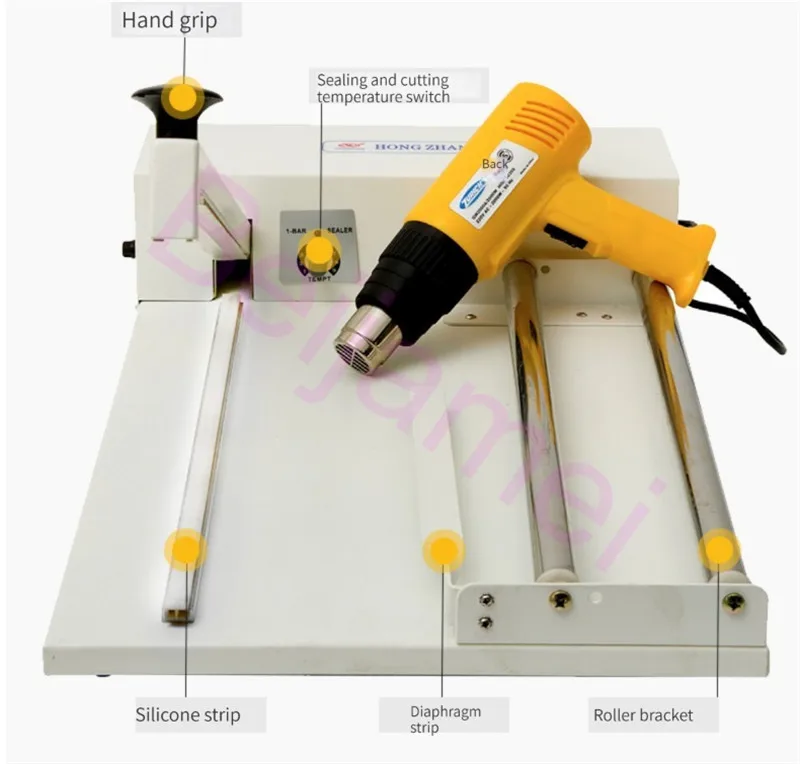 Bán Tự Động Nhiệt Súng Máy Thương Mại Bằng Tay Nhiệt Phim Hàn Kín Và Cắt