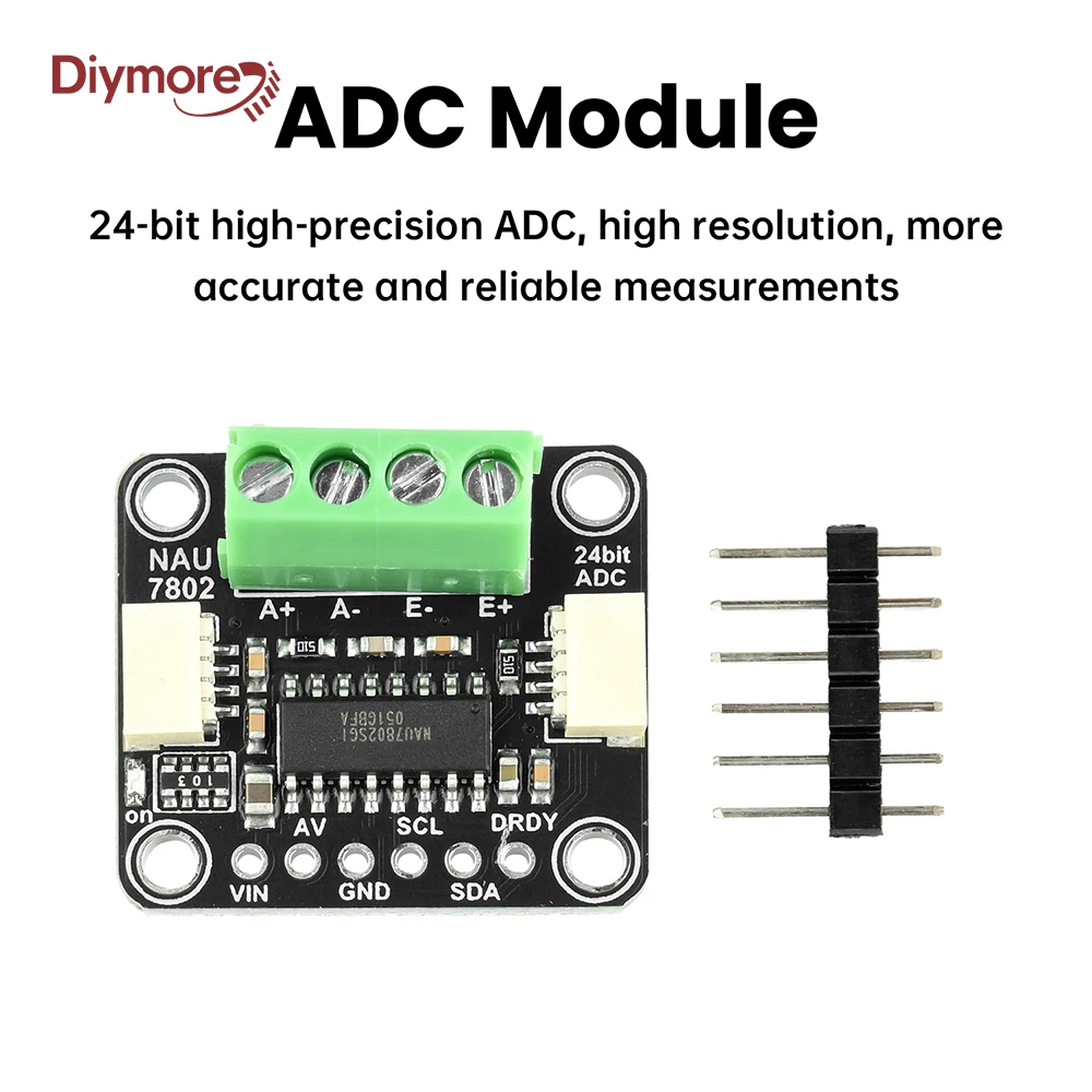 NAU7802 ADC Data Conversion Pressure Module High Precision ADC Module 24 Bit With STEMMA QT/QWIIC Conversion Pressure Module