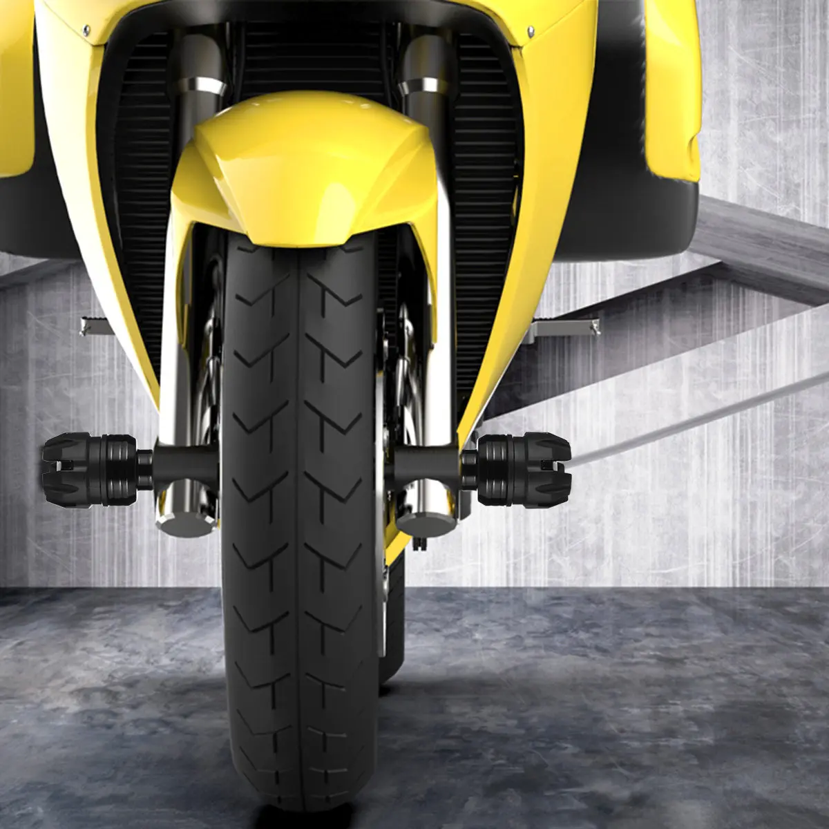 2Pcs Motorbike Anti Collision Cup Front Fork Slider Crash Protector High Hardness Corrosion Resistant Aluminum