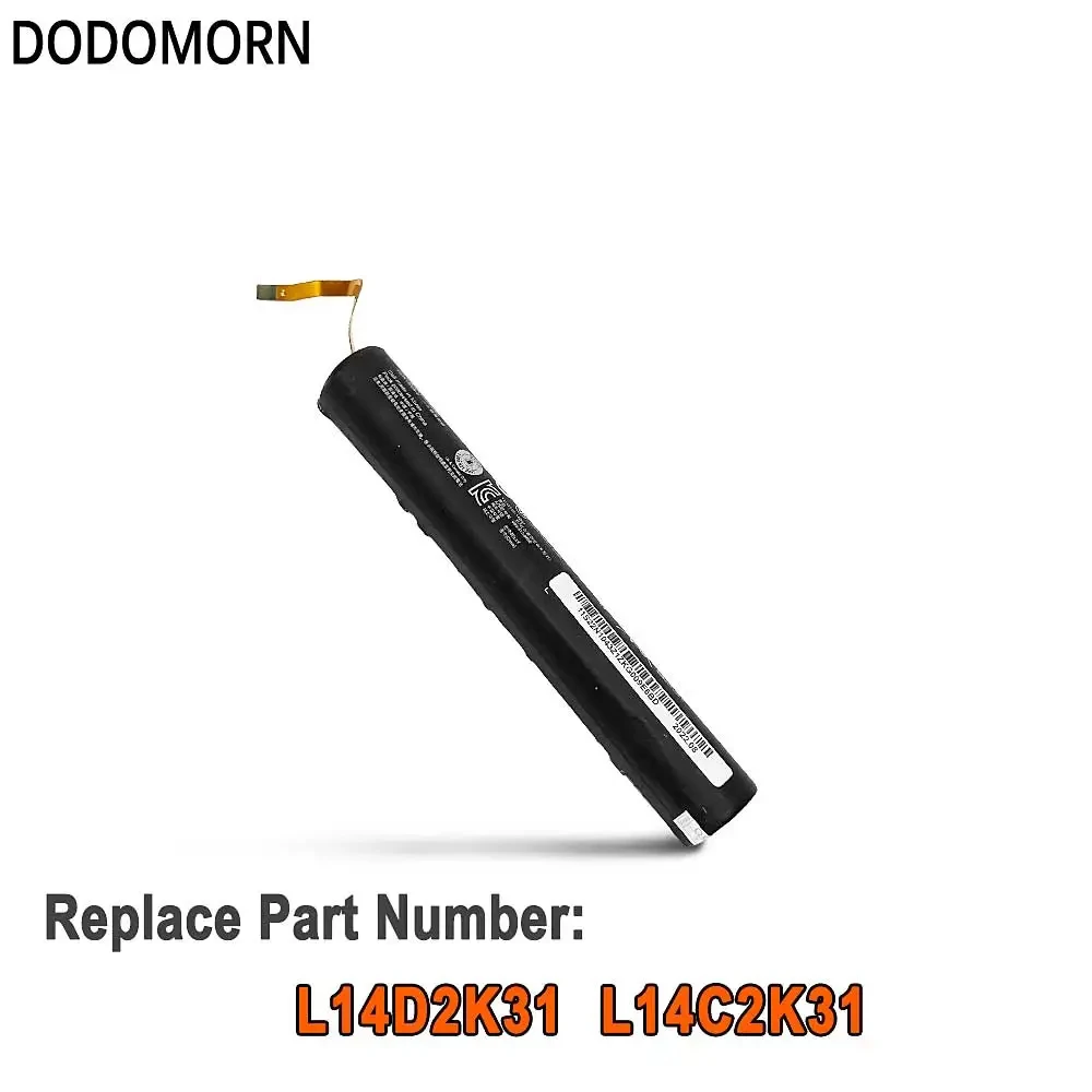 DODOMORN-Bateria para LENOVO YOGA Tablet, Lenovo Tablet, L14D2K31, 2-830L, 2-830LC, 2-830F, 2-851F, 2 830L, 830F, 830LC, YT2-830F